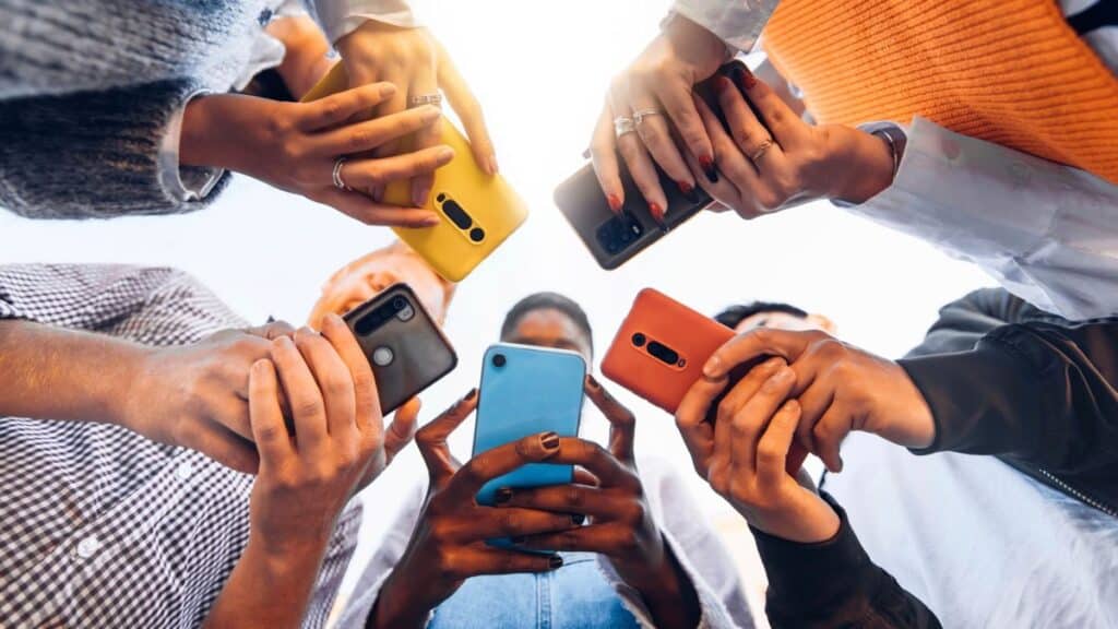 people with technology