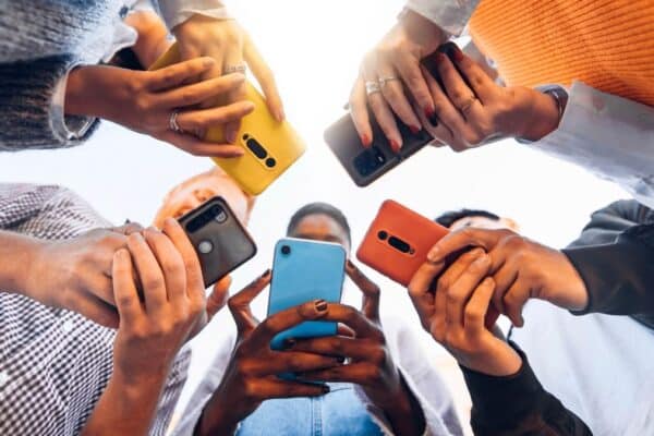 people with technology
