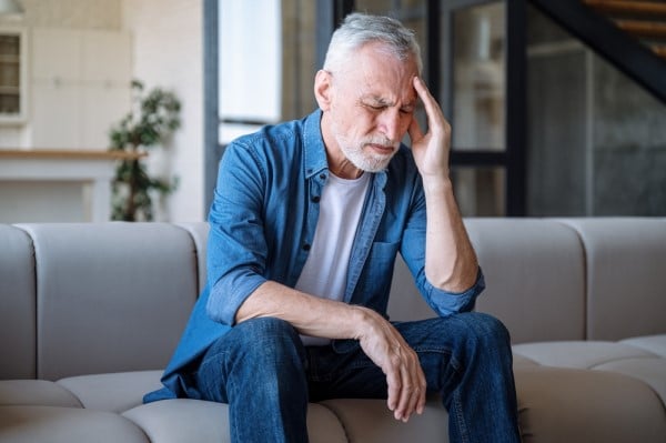 Memory Issues in New York Old Man having a Headache